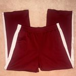 Sincerely Jules Wide Straight Leg Red White Striped Trouser Pants Size L Photo 0