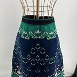 M Missoni Floral Jacquard Knit Skirt Teal Women’s Size 42 Pull On Blue Photo 1