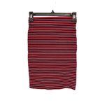 Madewell Sailor Stripe Red & Navy Pencil Skirt Sz XS Photo 2