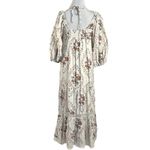 Free People  Ethereal Dainty All the Attitude Printed Maxi Dress Cottage Small Photo 8