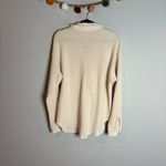 Marshalls  cream waffle thermal knit shacket jacket Photo 4