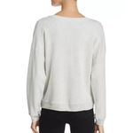 Rails  Kelli Paris Appliqué Sweatshirt Women's Size Medium Cotton Modal Gray Knit Photo 2