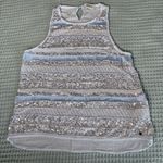 Abercrombie & Fitch Vintage Y2K Tank Going Out Top Womens Medium Sequin Shirt Photo 0