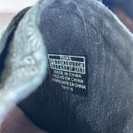 Toms Elisa Black Leather Wooden Clogs Women's size 6 Photo 5