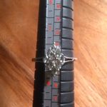 Malagasy Pine Apatite Sterling Silver Cluster Ring (Size 8) Photo 3