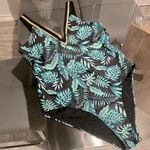 XOXO NWT Deep Plunge Cage Back With Sport Strap Swimsuit, Plus Size 1X New w/Tag Photo 4