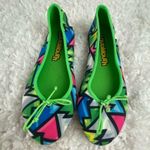 Loudmouth Beela Ballet Flats Size 4 M‎ Green Photo 1