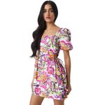 MISA Los Angeles Alec Dress in Flora Splash XSmall Womens Mini Floral Photo 15