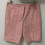 Ann Taylor  The Boardwalk Shorts Red Seersucker Photo 0
