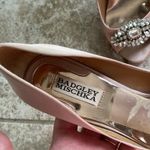 Badgley Mischka  Lavender II Dress Pump Blush Satin Photo 4