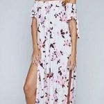 Flynn Skye  White Floral Off Shoulder Maxi Dress Photo 0