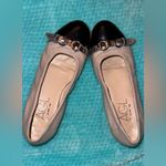AGL Women's Black and Cream Ballet Flats Gray Size 35 1/2 Photo 3