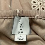 Joie  Floral Backless Dress w/ Front Pockets. NWT size 8 side zip beaded tie belt Photo 7