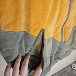 Fashion On Earth  Size Medium M Puffer Coat Green Yellow Mustard Cropped Photo 4