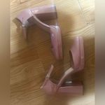 Madden Girl Women 9.5 blush pink Elegant chunky Platform Heels ‘’ Photo 15
