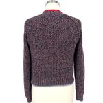 Rag and Bone  Ilana Marled Sweater Navy Blue Multicolor Crewneck Size Small Photo 6