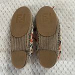 Fendi  Junia Espadrille Women's Size 36.5 Vintage Printed Multicolor‎ Lace Up Photo 8