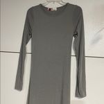 Free People AUBRE ESSENTIAL MAXI DRESS OPEN BACK GRAY SMALL Photo 2