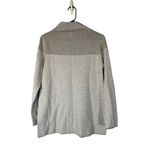 Aspen Gray White Cowl Wide Neck Long Sleeve Oversized Knit Sweater Women Sz S Photo 1