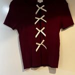 Le lis Satin Bow Knit Top Photo 4