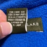 Mountain Lake  XL womens blue white full zip up vest snowmen trees holiday theme Photo 8