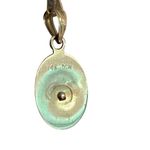 Vintage 14kt Gold Virgin Mary Pendant Necklace JGH Italy Catholic 3.71g Estate Photo 2