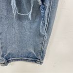 PacSun  High Rise Distressed Mom Jeans Light Wash Womens 25 Button Fly 90s Blue Photo 4