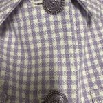 ZARA  Tweed Checkers Long Sleeve Crop Blazer Jacket   Photo 9