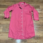 LL Bean Women Large Nightgown Pajama Night Dress Pink Sleep Gown Flannel Soft Photo 0
