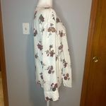 ALC Frank A.L.C 100% silk Floral wrap bell sleeve‎ blouse size 8 Photo 5