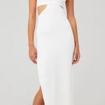 Bardot New! Cutout Slit White Sexy Midi Dress Photo 6