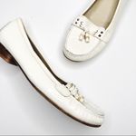 Stuart Weitzman | White Patent Leather Loafers Photo 99