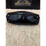 Kate Spade New York Striped Patent Leather Tote Bag Black Cream Photo 2