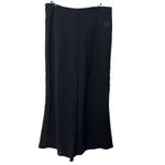 superdown Brooke Wide Leg Pants Women’s Size Large Black High Rise Croppe Photo 1