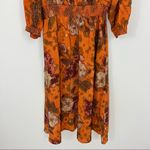 Anthropologie  Moulinette Souers Cara Cara Silk Floral Dress Size 4 Photo 5