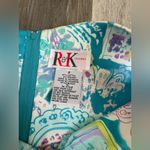 R&K Blue and Pink Patterned Dress Size 8 Photo 7