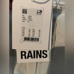 NWT Rains Hooded Jacket Cement Color Size XL Photo 10