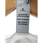 Varley  White Zebra Burnout Sheer Open Back‎ Top Womens Size S Athleisure Yoga Photo 3