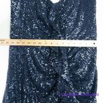 City Chic New!  navy‎ blue sequin strapless maxi dress, size 12 Photo 7