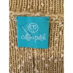 Cotton Patch Sweater Women Small Yellow Jones Popcorn Knit Blazer Vest‎ Outdoor Photo 7