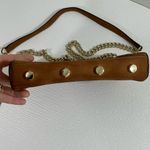 Rebecca Minkoff  Avery Crossbody Bag Caramel‎ Brown Nubuck Leather Purse Photo 4