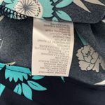 Jones New York Jones NY Floral Lace Trim Lingerie Satin Sleepwear Dress, Size XL Blue Multi Photo 6