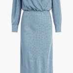 Favorite Daughter NWT The Joan Dress Blue Polka Dot Long Sleeve Sz X Small Photo 0