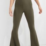 Aerie Kick-It Ribbed High Waisted Super Flare Pants Photo 0