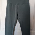 Buffbunny Collection NWOT BuffBunny Small Sage Capri Leggings Photo 0