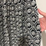 Vermont Country Store button maxi dress Elephant print black white size medium Photo 4