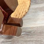 Michael Kors  coral braided leather‎ suede heeled clogs Photo 4