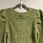 525 America Sweater Pointelle Knit Wool Blend Pear Green Sweater S NWT Revolve Photo 4