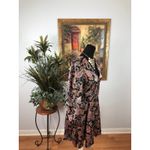 1. State  Women 6 long sleeve V-neck mini dress with a paisley print Barbiedoll Photo 1