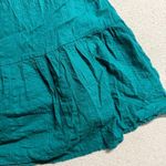 Urban Outfitters  Teal Blue High Neck Swing Tunic Blouse Size Medium 100% Cotton Photo 1